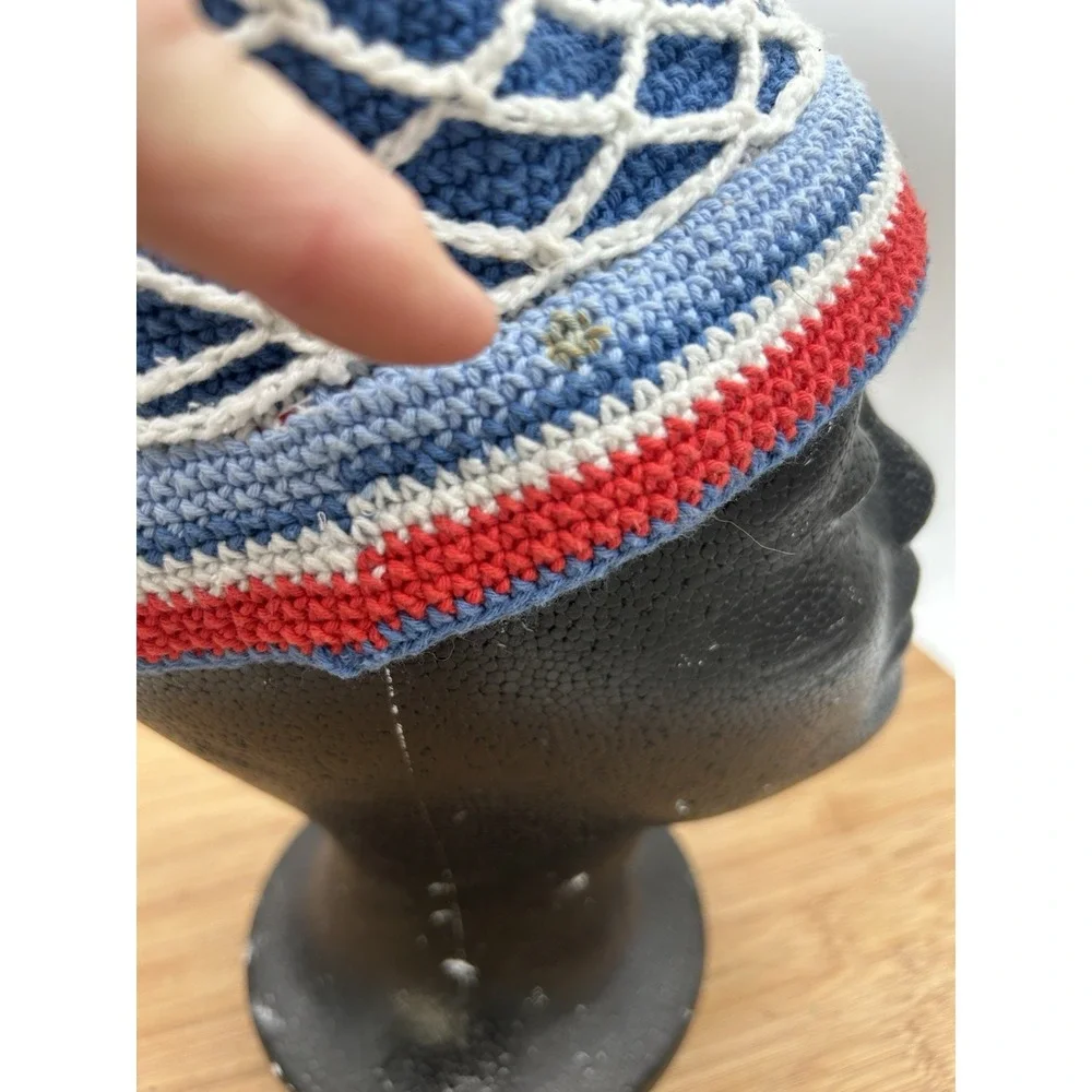 Crochet Child's Winter Beanie Cap‎ With Crab 1-2 Year Old